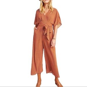 Dra Los Angeles Anthro Catania Polka Dot Jumpsuit